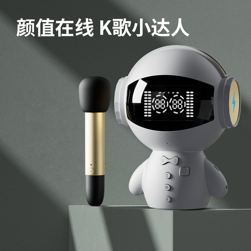 新しい子供のk歌のスマートなbluetoothのスピーカーのサウンドカードはaiを生放送して音を変えます。|undefined