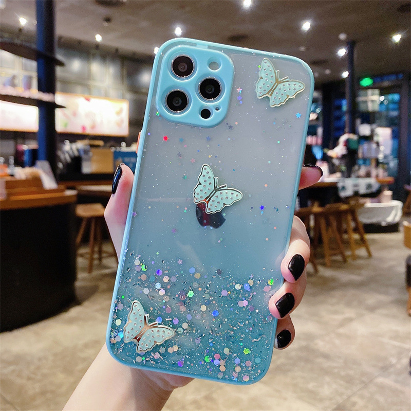 iPhone16Promax 携帯電話ケース目の保護グリッター蝶 1413 Apple 15 保護カバー新しい高級に適しています|undefined