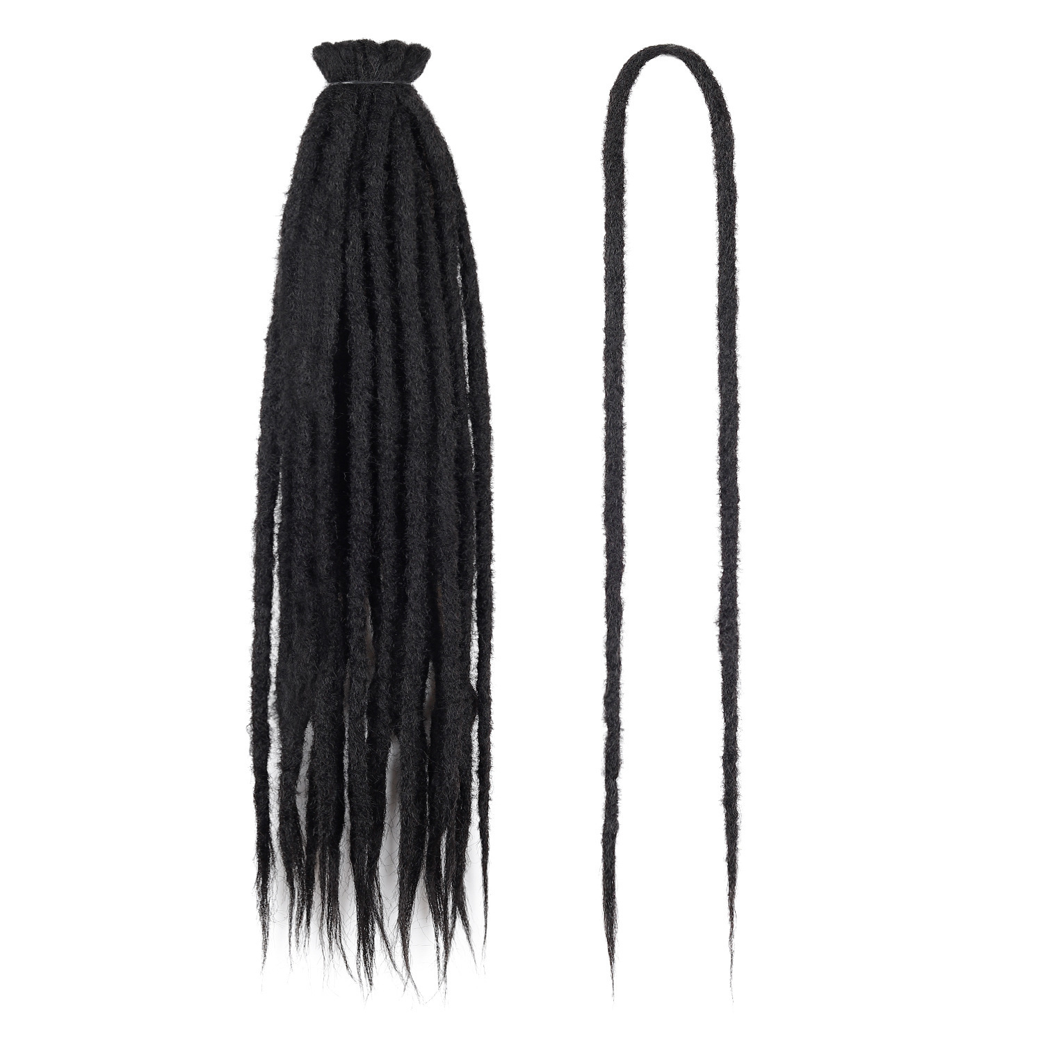 Exportación de comercio exterior europea y americana peruca de crochet una sola mano frotando trenzas africanas hip-hop 24 pulgadas trenzas perucas rectas trenzas