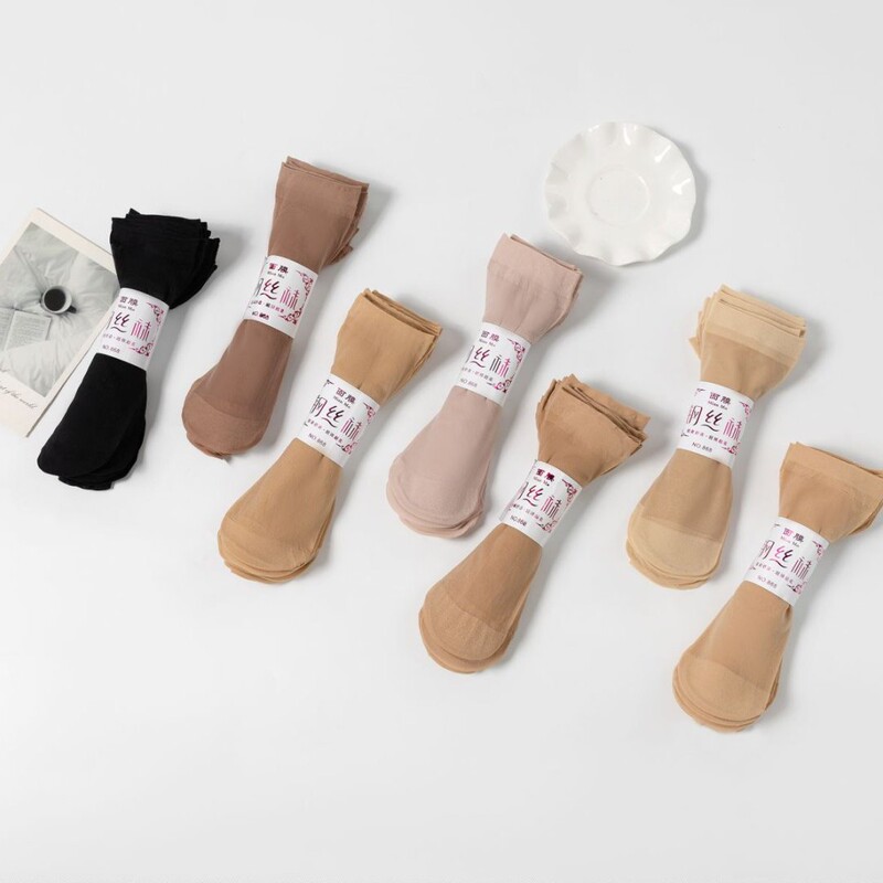 Socks Women's Short Socks Summer Thin Steel Wire Mask Socks Short Socks Piled Socks Anti-hook Silk Ultra-thin Steel Socks Wholesale Socks Women's Short Socks Summer Thin Steel Wire Mask Socks Short Socks Piled Socks Anti-hook Silk Ultra-thin Steel Socks Wholesale