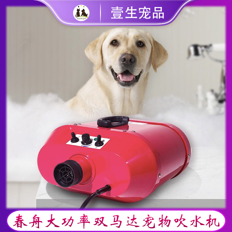 춘저우 솽마 애완 동물 블로우 머신 개 고출력 중형 및 대형 개 헤어 블로우 머신 드라이어 헤어 드라이어 크로스 보더