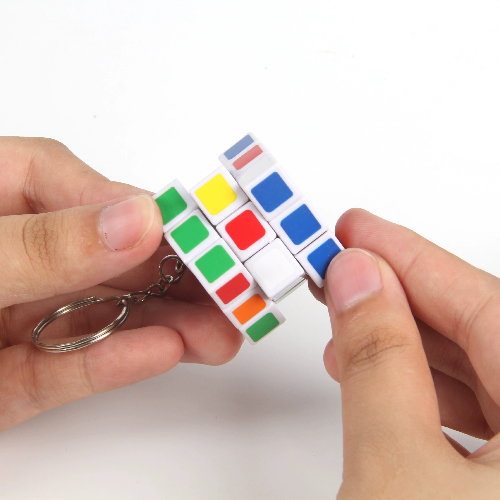 Small Rubik's cube, keychain, pendant, toy, third order, 3.5cm, anti-stress, wholesale