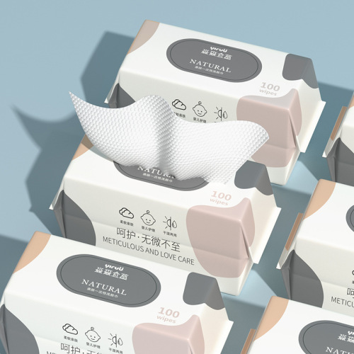 Factory direct sales disposable removable pure cotton face wipes large wholesale beauty salon facial cleansing wipes