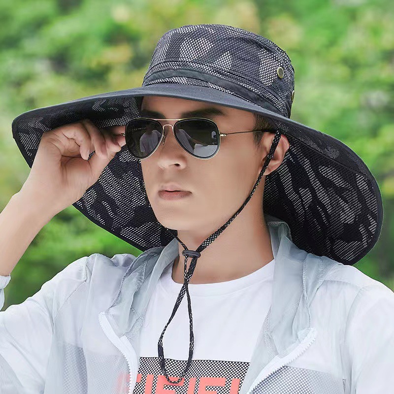 Outdoor Men's Bucket Hat 2023 Summer Sun Protection Sun Hat South