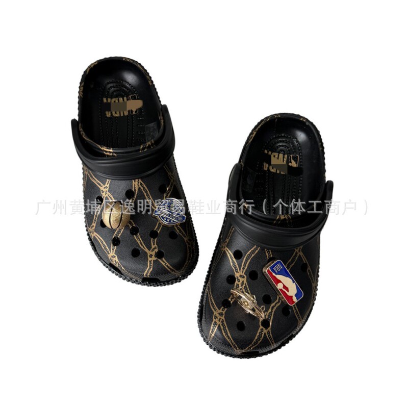 Collaboration New Model Skateboard Basketball Children's Shoes Dragon Ball Goku Kuromi Clogs Parent-Child Beach Shoes Direct from Manufacturer