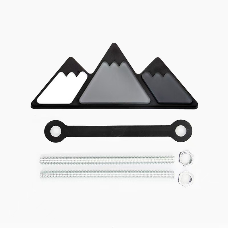 Suitable for Toyota Tacoma 4Runner Tundra Grille Three-Color Small Logo Modified Car Sticker Car Logo