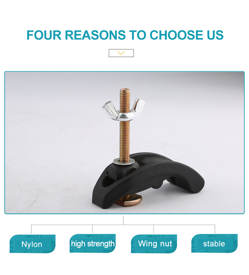 雕刻机88mm加厚弓形压板尼龙材质 高强度台面压板