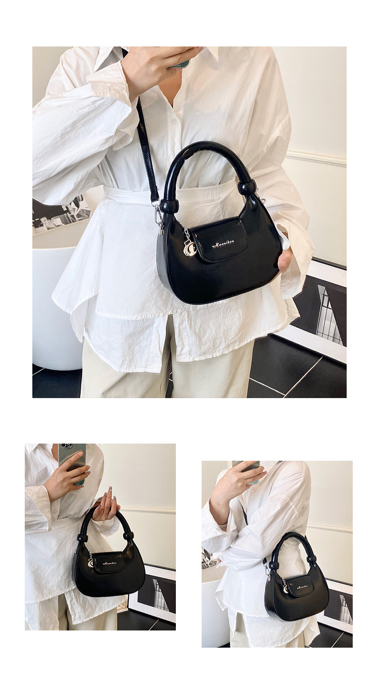 Elegant Crescent Shoulder Bag For Women Versatile Handheld Tote_voghion.com