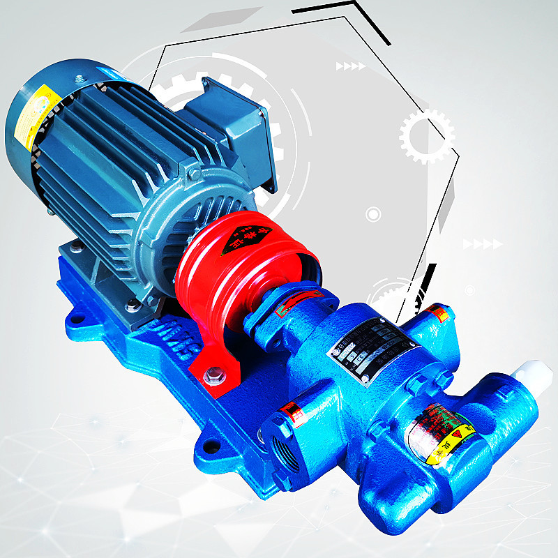 2CY3.3/3.3铸铁齿轮泵3.3立方口径1寸三相380V油泵变频电机水泵