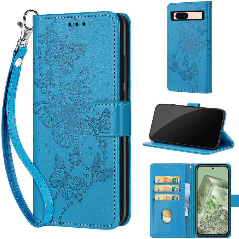 The New Embossed Leather Case with Hand Strap Is Suitable for Google 10 Pro, Flip Wallet with Clasp and Card Slots, Pixel 10A The New Embossed Leather Case with Hand Strap Is Suitable for Google 10 Pro, Flip Wallet with Clasp and Card Slots, Pixel 10A