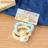 2#Cute milk yellow bear hair circle