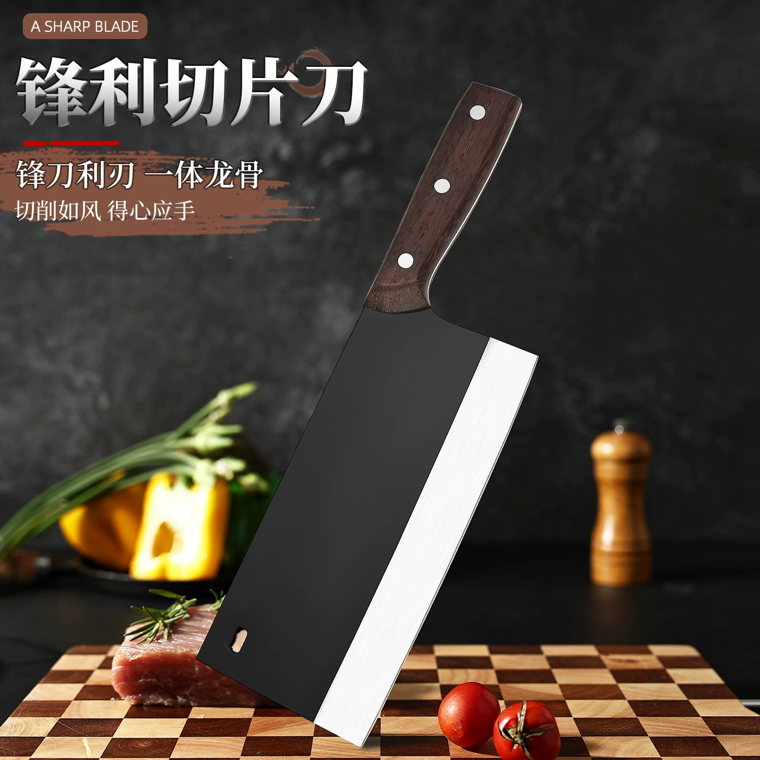Кухонный нож бытового назначения для повара, острый рез cuts овощи и мясо