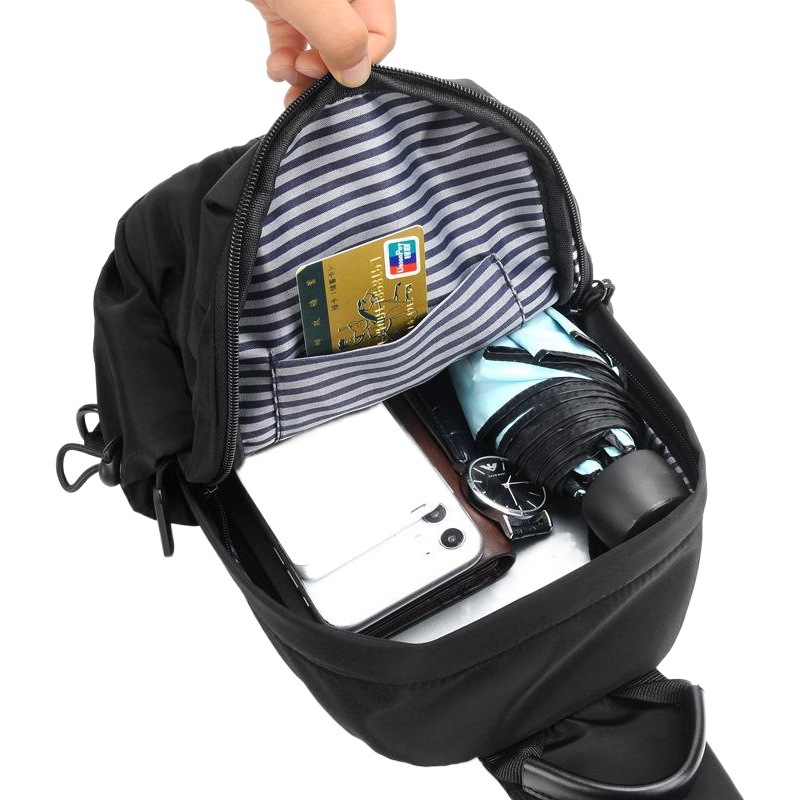 Venta directa de fábrica bolso de pecho de hombre casual de negocios transfronterizo de gran capacidad al aire libre moda versión coreana de la mochila usb al por mayor