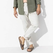 IRKENSTOCK勃肯平底男女款情侣时尚舒适软木Madrid一字带单扣拖鞋