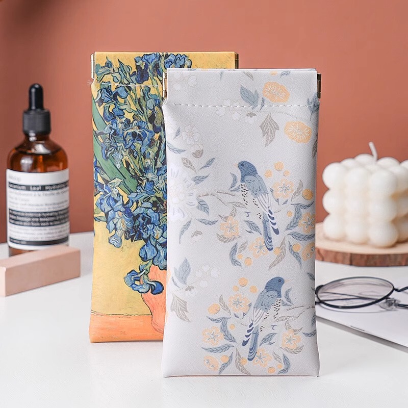 Glasses Bag, Anti-Pressure Portable Sunglasses Bag, Men's and Women's Sunglasses Cosmetics Bag, Protective Cover, Cloth Bag, Simple Glasses Bag Glasses Bag, Anti-Pressure Portable Sunglasses Bag, Men's and Women's Sunglasses Cosmetics Bag, Protective Cover, Cloth Bag, Simple Glasses Bag