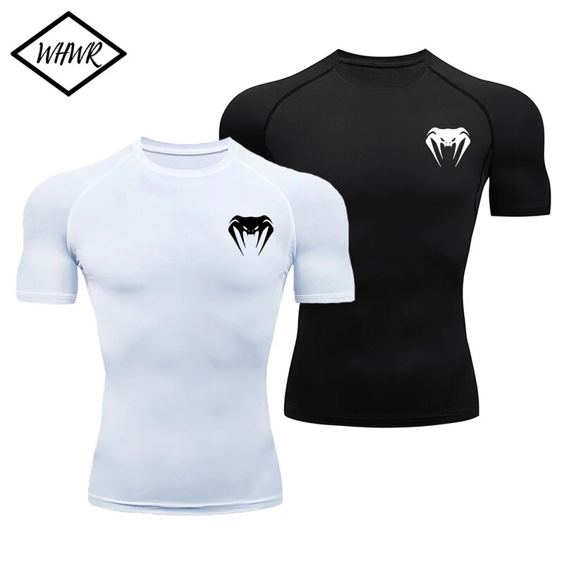 Compression T-Shirt Men Bodybuilding Sport Clothing Short Sleeve Quick Dry Sports Shirt Sports Top t Shirt Gym Running
