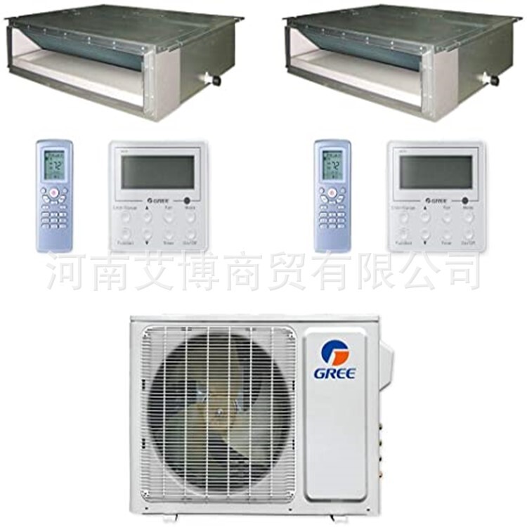 Gree Central Air Conditioner Household One-To-One Cooling and Heating Frequency Conversion Ceiling Commercial Engineering Ceiling Duct Machine Air Conditioner 3 Hp Gree Central Air Conditioner Household One-To-One Cooling and Heating Frequency Conversion Ceiling Commercial Engineering Ceiling Duct Machine Air Conditioner 3 Hp