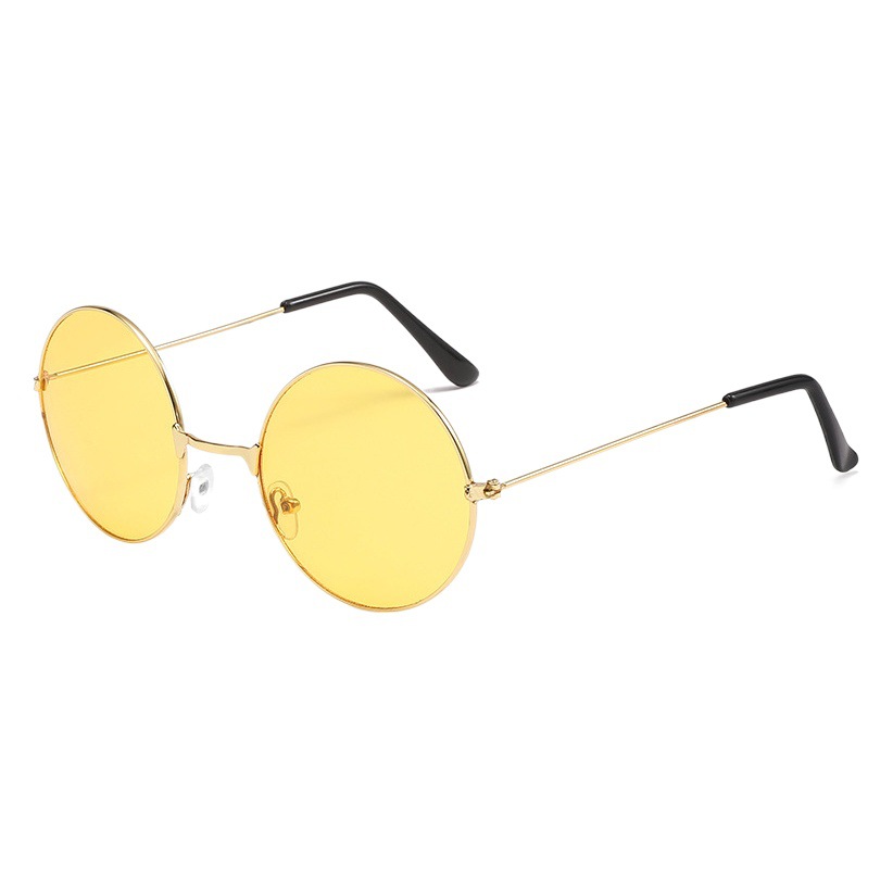 Retro round sunglasses foreign trade marine glasses round frame sunglasses colorful trend round frame glasses manufacturers