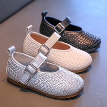 童鞋批发2025秋季新款女童韩版气质单鞋儿童女孩浅口软底百搭皮鞋