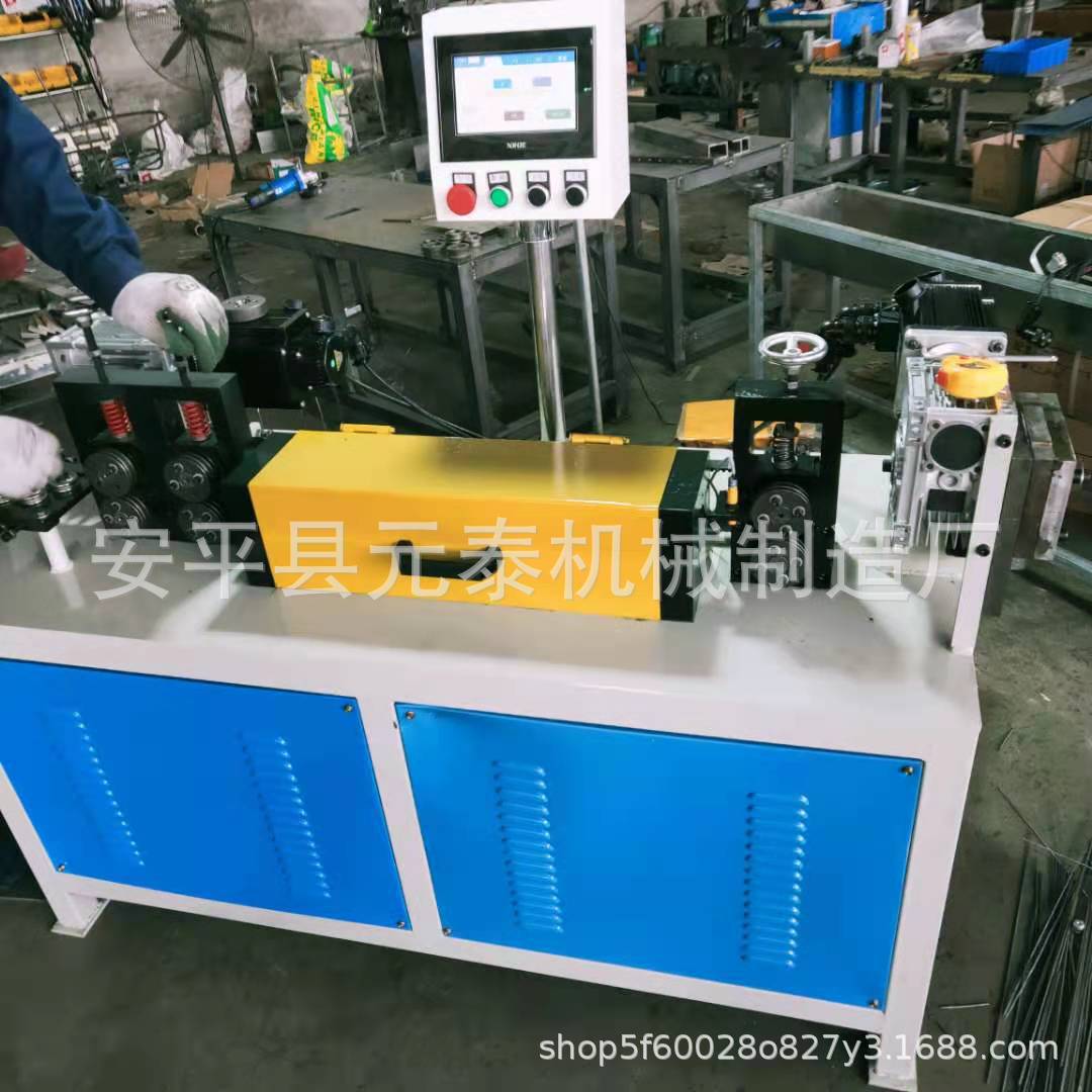 元泰细铁丝切断机小型双伺服调直机机械全自动数控拉直机