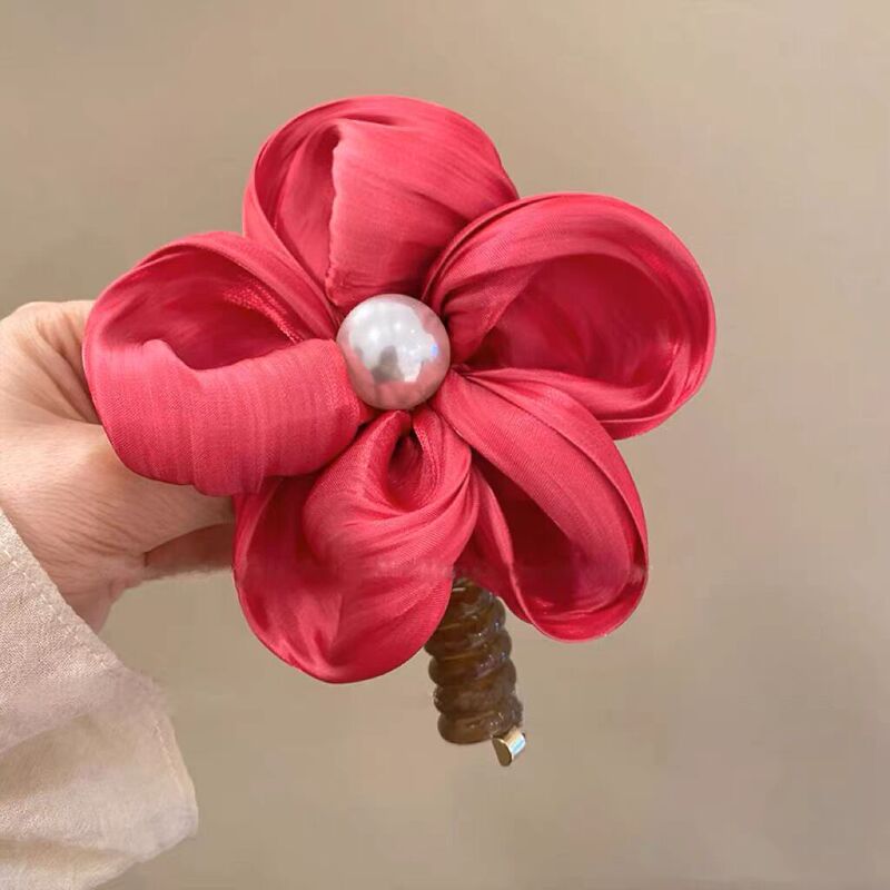 日系少女花朵泡泡辫发圈马尾编发神器高弹力耐用橡皮筋女扎头饰品|undefined