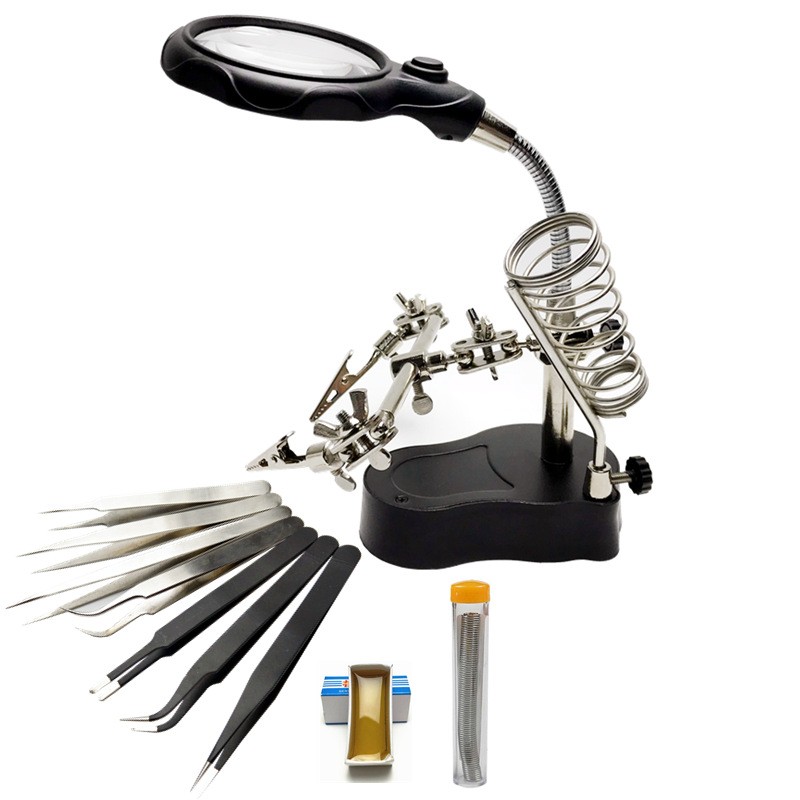 801+tweezers+rosin+tin wire 1