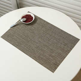 欧式精品西餐垫 PVC防滑餐垫隔热餐桌垫子可水洗环保餐布杯垫编织