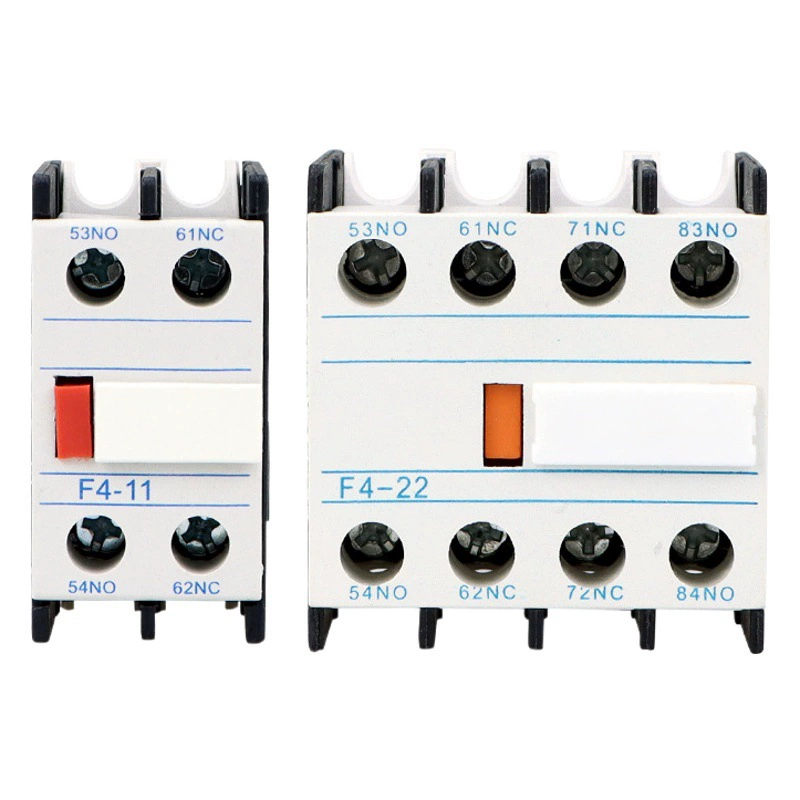 Вспомогательный контакт контактора переменного тока F4-22 два открытых два закрытых F4-11 один открытый один закрытый вспомогательный контакт