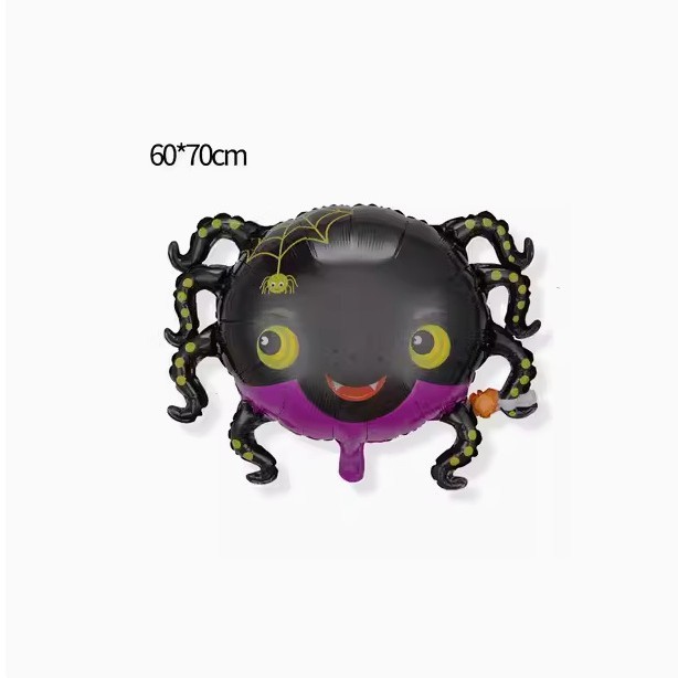 新しいハロウィーンアルミフィルム風船ショッピングモール装飾品カボチャ漫画風アルミフィルム風船ハロウィーン風船|undefined