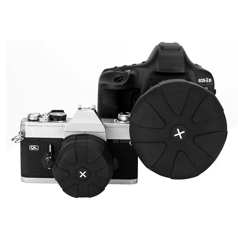 Camera, silicone protective lens, fall protection