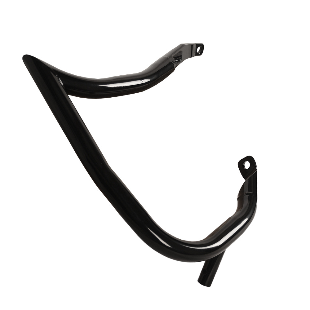 Painted Carbon Steel Harley 14-24 Glide Painted Carbon Steel Rear Bumper with Tow Bar 1.25 Thick Steel Mold