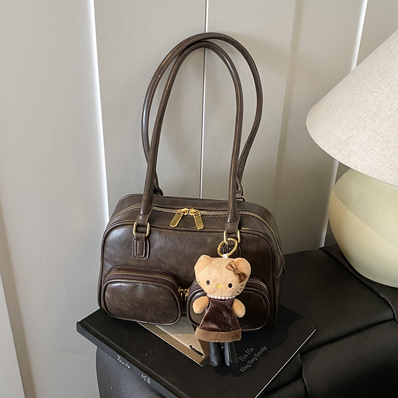 Bolsa de almohada de viaje de alta calidad, bolsa de hombro de gran capacidad, otoño y invierno 2025, nuevo bolso coreano de alta calidad.