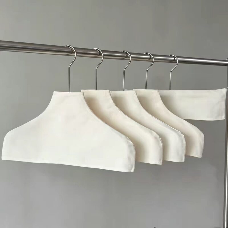 Clothing Store Hanger Anti-Slip Cover Cotton Linen Hanger Dustproof Anti-Snag Fabric Cover Non-Marking Cloth Cover Can Be Printed with Logo Anti-Slip Clothing Store Hanger Anti-Slip Cover Cotton Linen Hanger Dustproof Anti-Snag Fabric Cover Non-Marking Cloth Cover Can Be Printed with Logo Anti-Slip