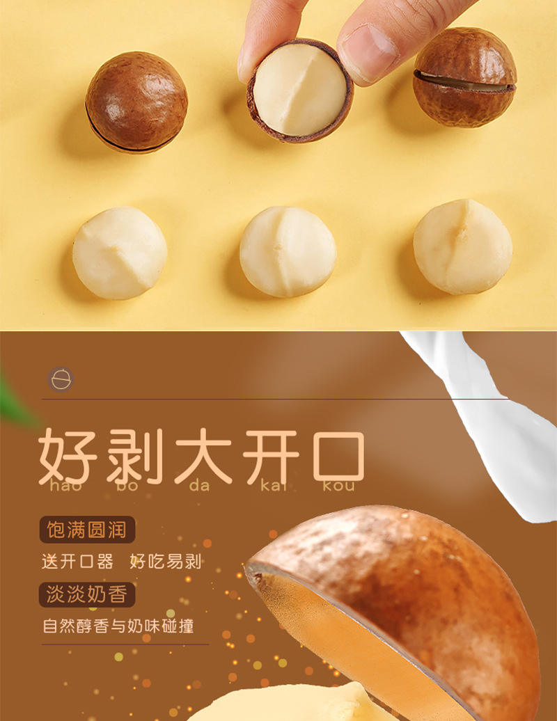 Macadamia Nuts In Shell Snack Easy Crack Roasted Nut Treat 50g Pack key features