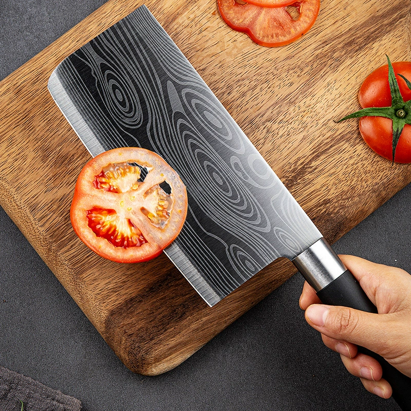 Немецкая кухня Kitz Kitchen Damascus лазерная полнота стали набор мебель сталь сталь стальной слот нож