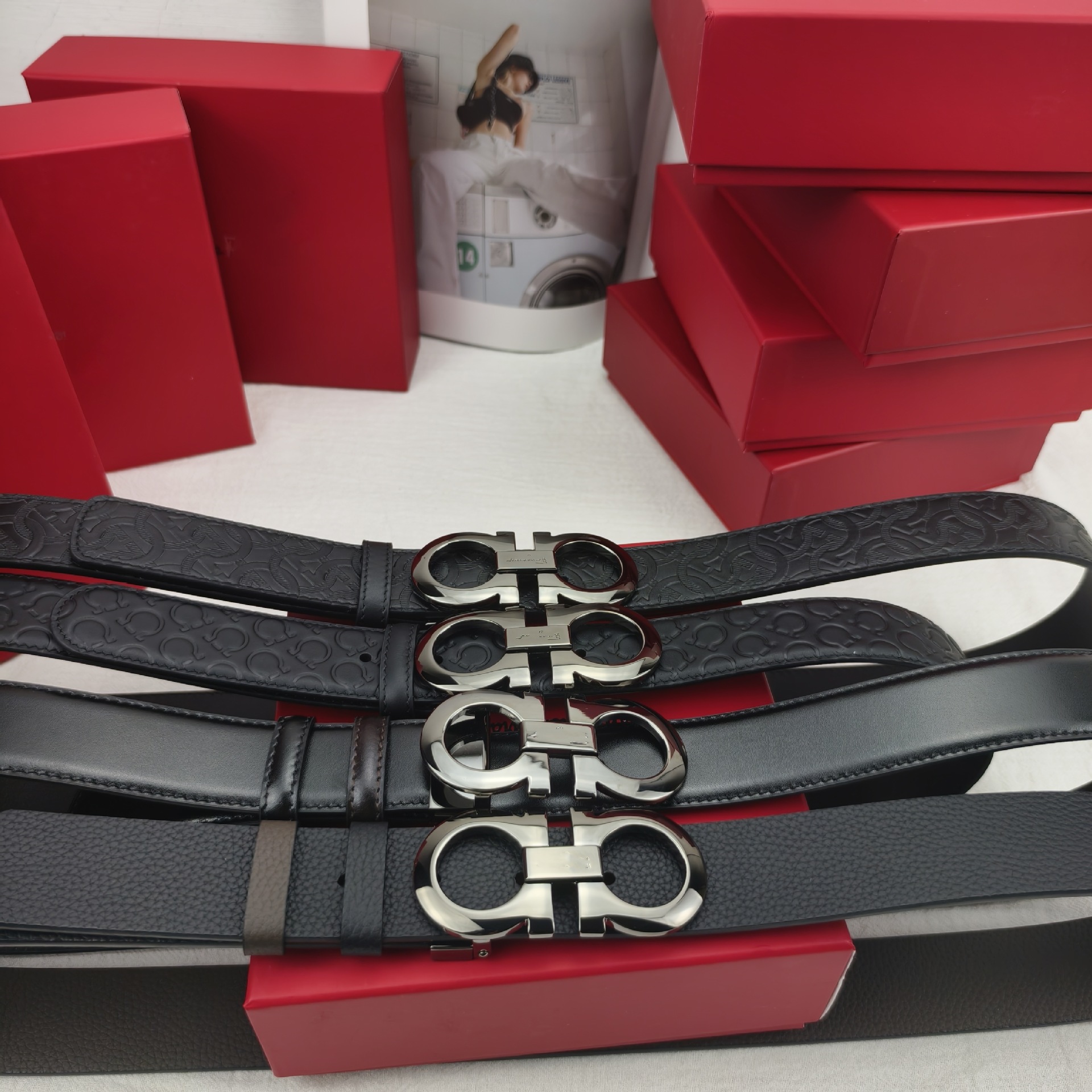 최고 품질의 Cowhide Non-pull Belt 8 캐릭터 구리 버클 남성 벨트 비즈니스 캐주얼 라이트 럭셔리 높은 가치 벨트