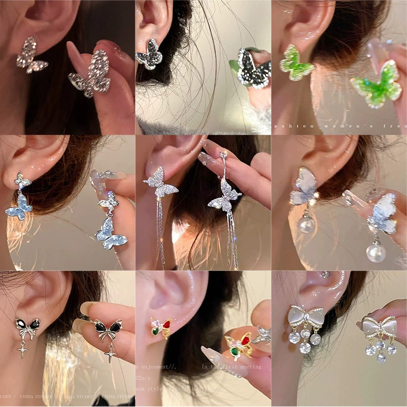 Серьги из серебра 925 с жемчужным бантиком, микровклейка цирконием, стиль 2026