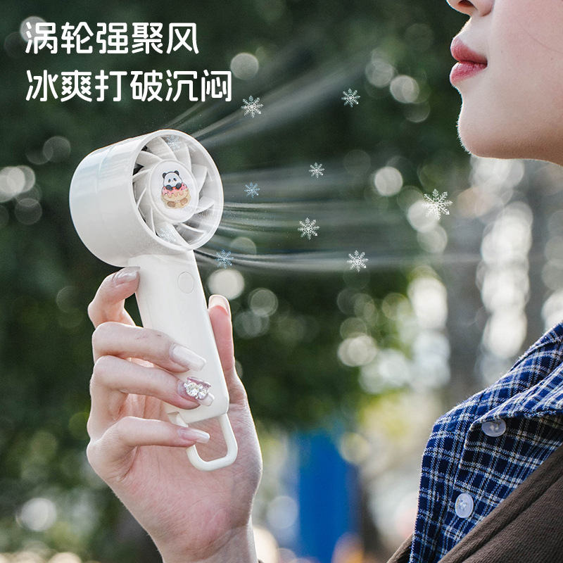 手持ち小型扇風機USB充電シンプルデスクトップ携帯電話スタンド屋外小型扇風機ポータブル折り畳み扇風機|undefined