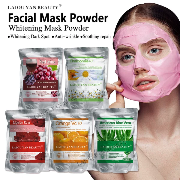 Cross-Border Amazon Collagen Brightening Mask Powder Hydrating, Moisturizing, Shrinking Pores, Skin Care Soft Mask Powder 1000g