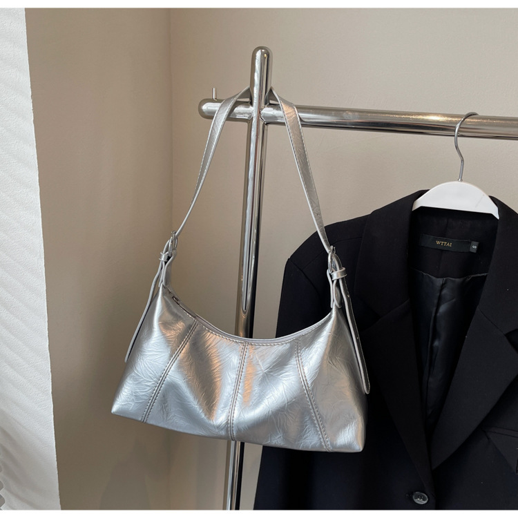 Sac à bandoulière tendance pour femmes sous les aisselles 2024, nouvelle version coréenne à la mode, simple, grande capacité, pour le travail et les déplacements_voghion.com