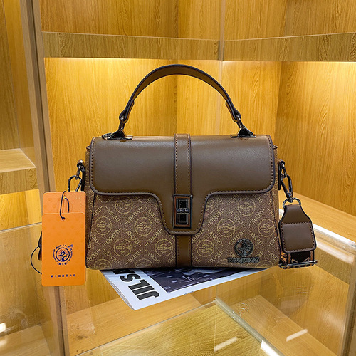  Autumn New Live Fashion Niche Unique Small Square Bag Commuting Shoulder Crossbody Handheld Goddess Bag