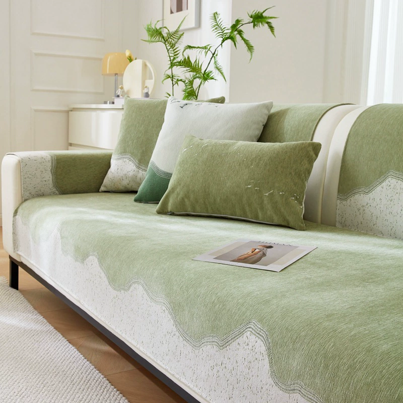 Подушка для дивана из синели Four Seasons универсальное противоскользящее тканевое полотенце 2024 Новый чехол для дивана все включено универсальная подушка для сиденья