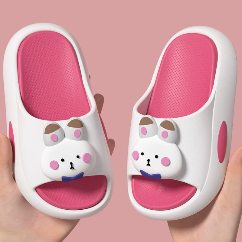 Детские холодные тапочки Летние мультфильмы для мальчиков и девочек носить нескользящие мягкие детские тапочки в ванной комнате внутри и снаружи дома