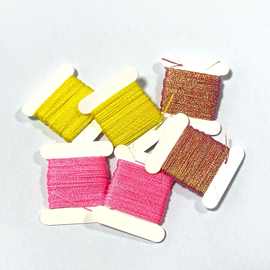 小卷卡片线星空幻彩6股 彩色涤纶手工编织 手绳挂绳DIY珠宝串珠线