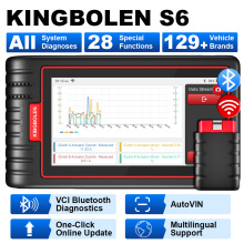 KINGBOLEN S6全系统OBD2汽车故障检测仪诊断仪多语言配置外贸批发