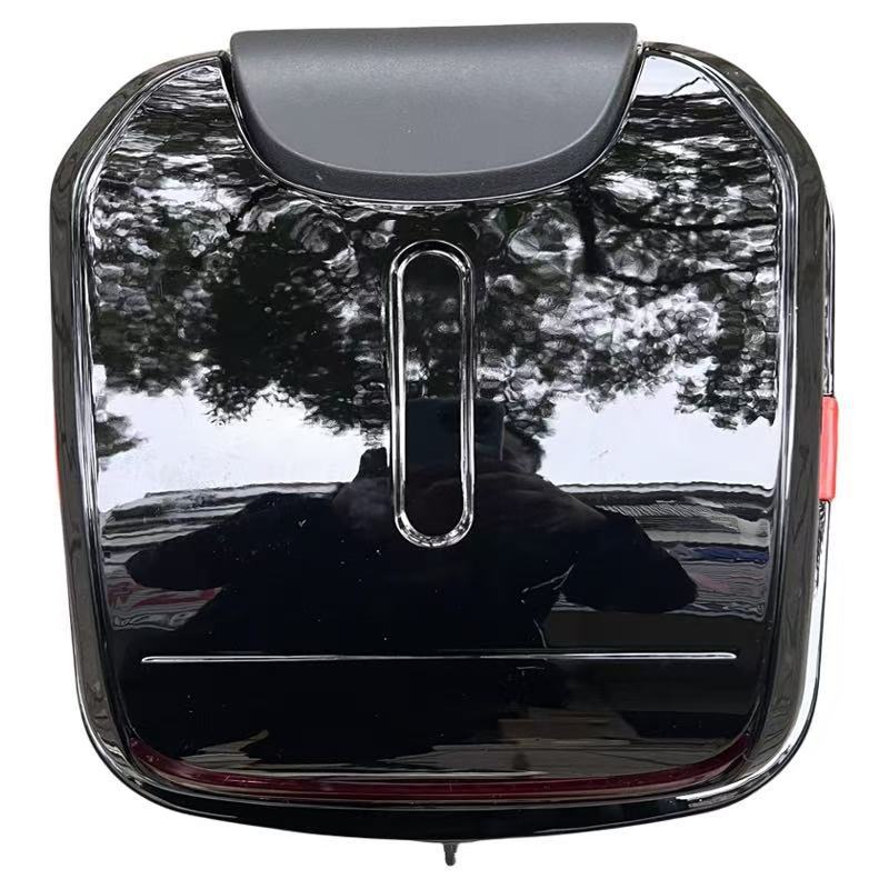 Electric car trunk battery car tail box universal large capacity waterproof storage box backrest changed to anti-shake double buckle tail box