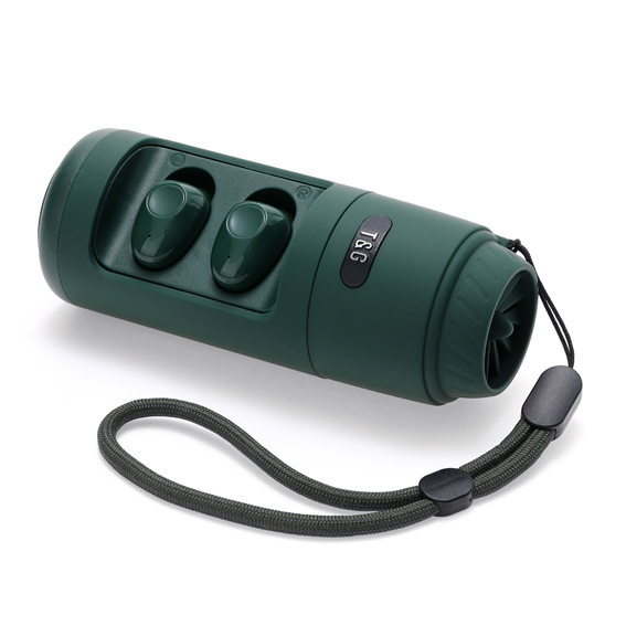 TG806 invisible rotating cover creative dual-purpose earphone speaker two-in-one independent TWS portable wireless earplugs