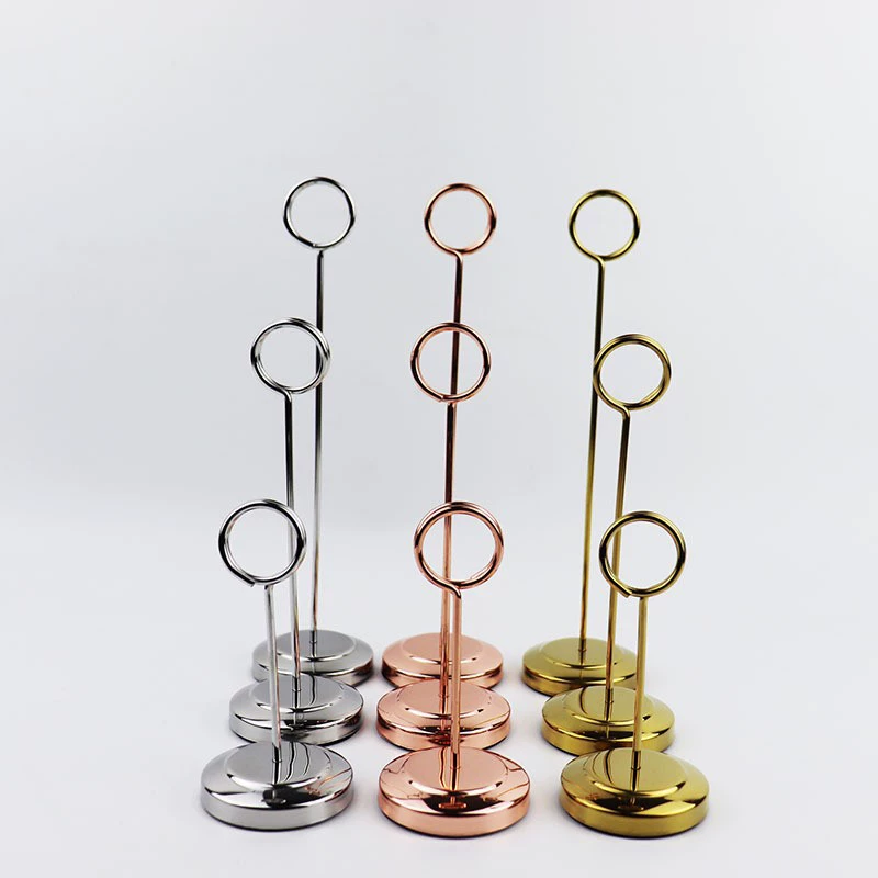 Пластина из нержавеющей стали Держатель таблички Отель Ресторан Свадебный стол Табличка с номером стола Сиденье карты Держатель таблички