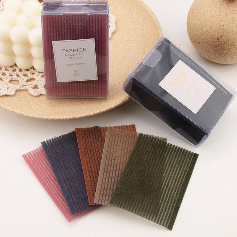 Trendy Colorful Hair Stickers for Bangs and Top Hair, Lazy Magic Hair Organizer for Adults, Women's Hair
