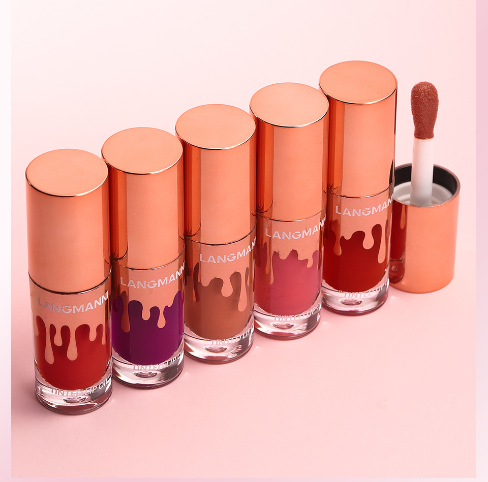 LANGMANNI colored lip oil, lip gloss, lip oil, single bottle undefined